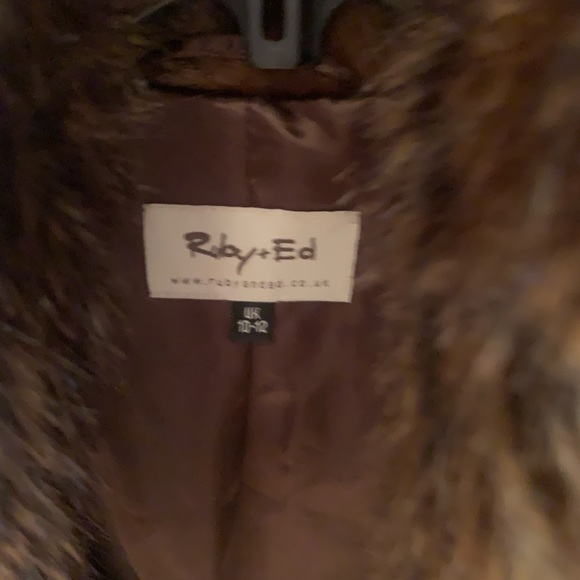 Ruby + Ed Faux Mink Coat - GREAT GIFT! - Picture 5 of 5
